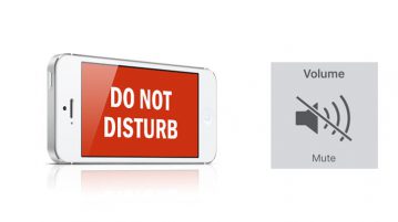 Mute و Do Not Disturb